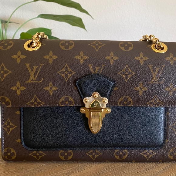 Louis Vuitton Victoire Mng Noir Handbag - Picture 1 of 9
